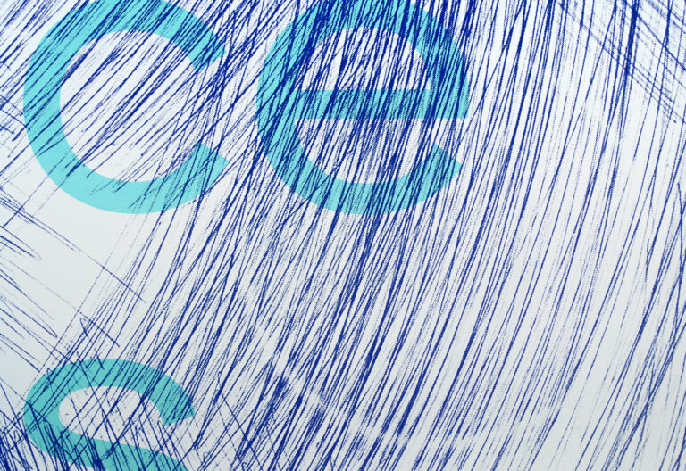 <em>A force</em>, Nicolas Muller, Musée Ariana, Geneva, poster, 2023