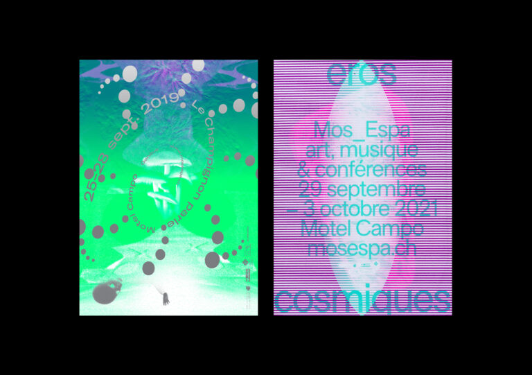 Mos_Espa festival, Geneva, posters, 2019 & 2021