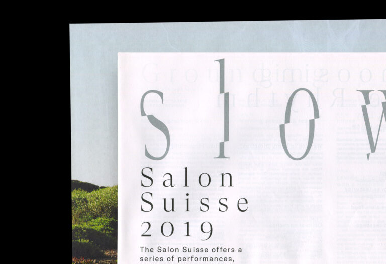 Salon Suisse, Biennale di Venezia, program newspaper, Pro Helvetia, 2019