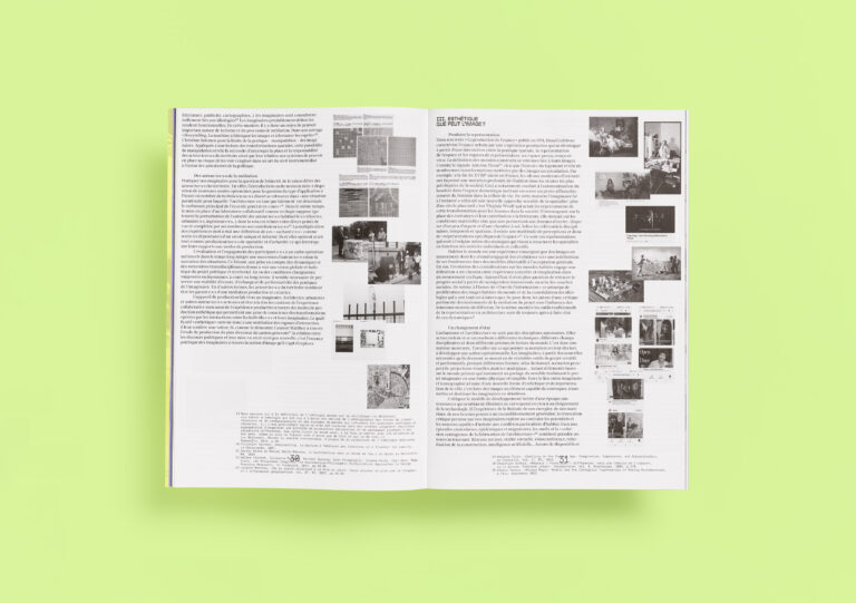 <em>Imaginaires en situation</em>, PAV living room, magazine, 2024