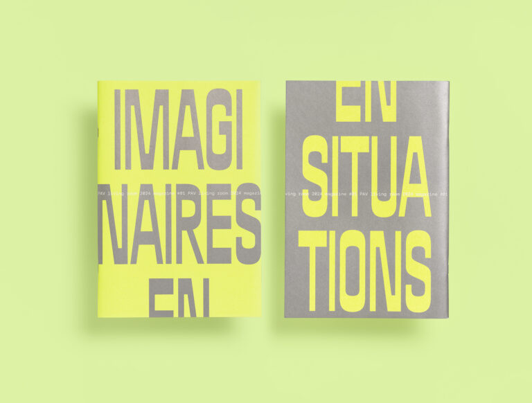 <em>Imaginaires en situation</em>, PAV living room, magazine, 2024